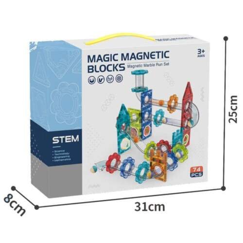 3D Educational Magnetic Tile Toys for Kids
