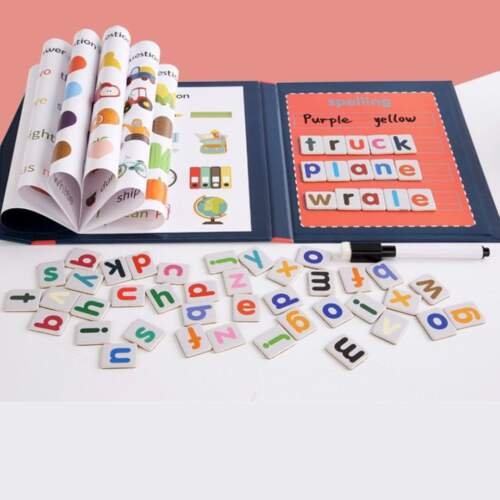 Magnetic word game for children