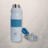 Blue stainless steel bottle