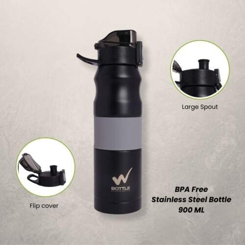 W Bottles’ 900ml Stainless Steel Elegance