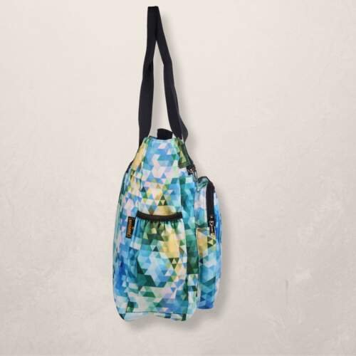 Waterproof Fabric Handbag - (Blue-Green)