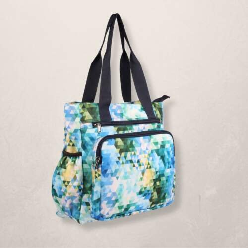 Waterproof Fabric Handbag - (Blue-Green)