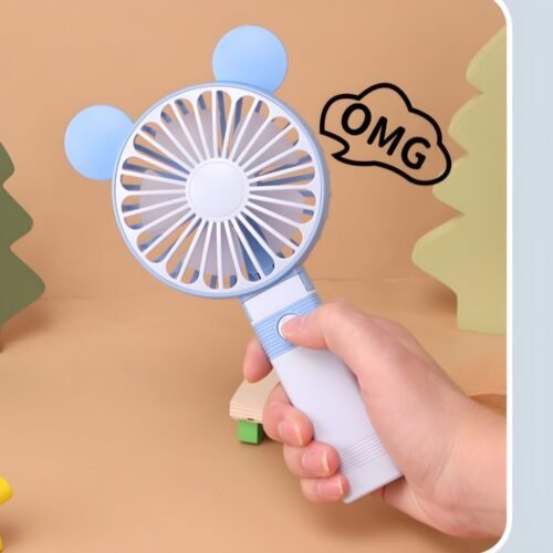 Rechargeable, foldable fan