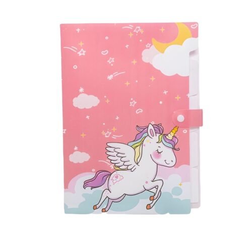 Kids Document Folder - Unicorn