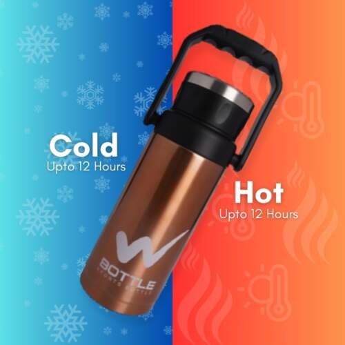 Copper Brown insulated water bottle