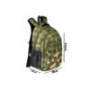 ProBag Golden Floral Pattern Green Chequered pattern