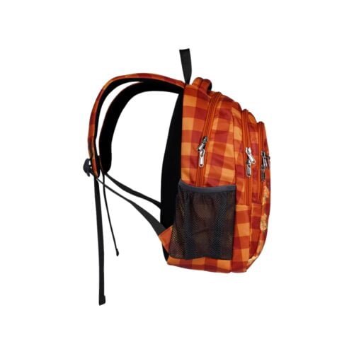 ProBag Orange Floral Check Design