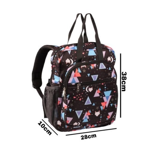 Light Weight Kids School Bag - Geometric