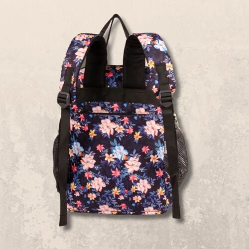 Navy Blue School Bag Back