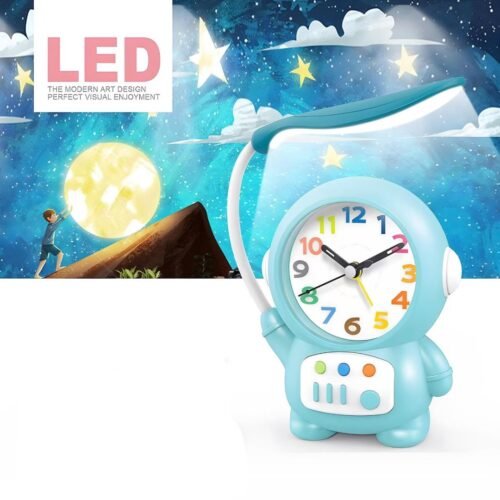 Astronaut Table Clock with LED Light 3