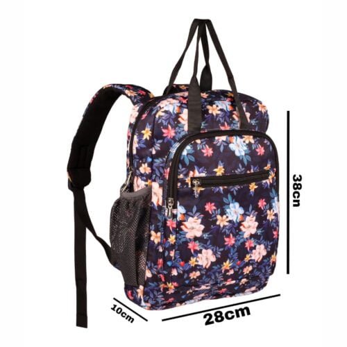 Navy Blue School Bag Size