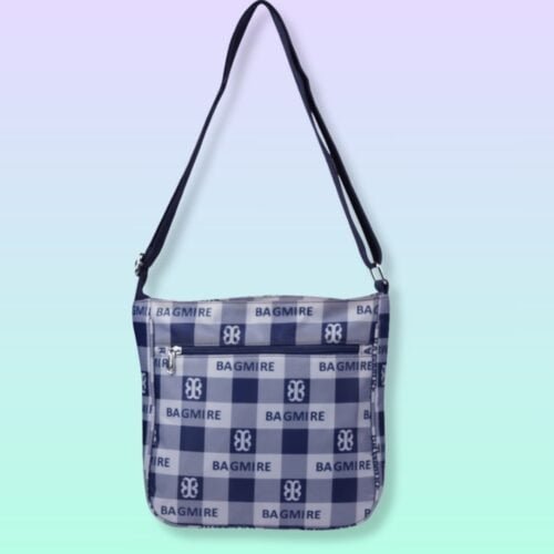 Sling Bag - Blue Checks - Image 3