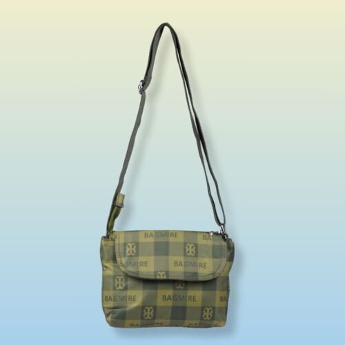 Stylish Sling Bag - Olive Green - Image 4