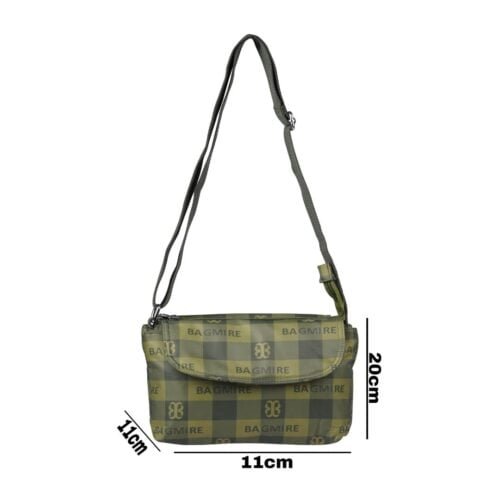 Stylish Sling Bag - Olive Green - Image 2