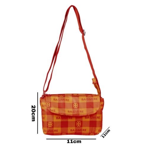 Stylish Sling Bag - Orange - Image 2