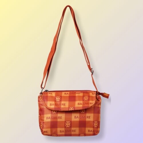 Stylish Sling Bag - Orange - Image 4