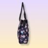 Shopping Bag - Blue Pink Flowers - Image 4