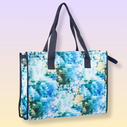 Shopping Bag - Blue motif - Image 3