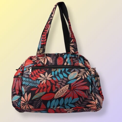 Travel Shopping Bag - Red Leaves - Image 5