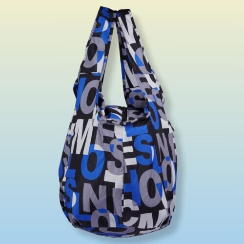 Shopping Bag Blue letters - Image 4