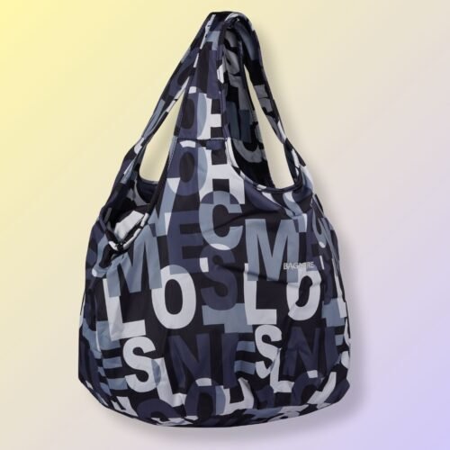 Shopping Bag Grey letters - Image 5