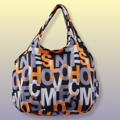 Shopping Bag Orange letters