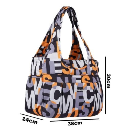 Handbag Orange Letters - Image 2