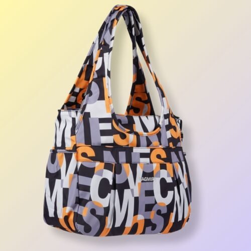 Handbag Orange Letters - Image 3