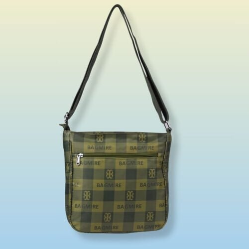 Sling Bag - Green checks - Image 3