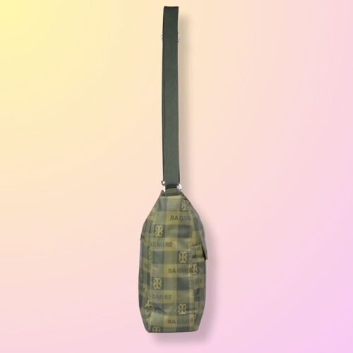 Sling Bag - Olive Green checks - Image 4