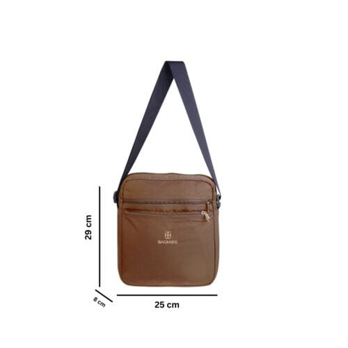 Sling Crossbody Messenger Bag – Tan